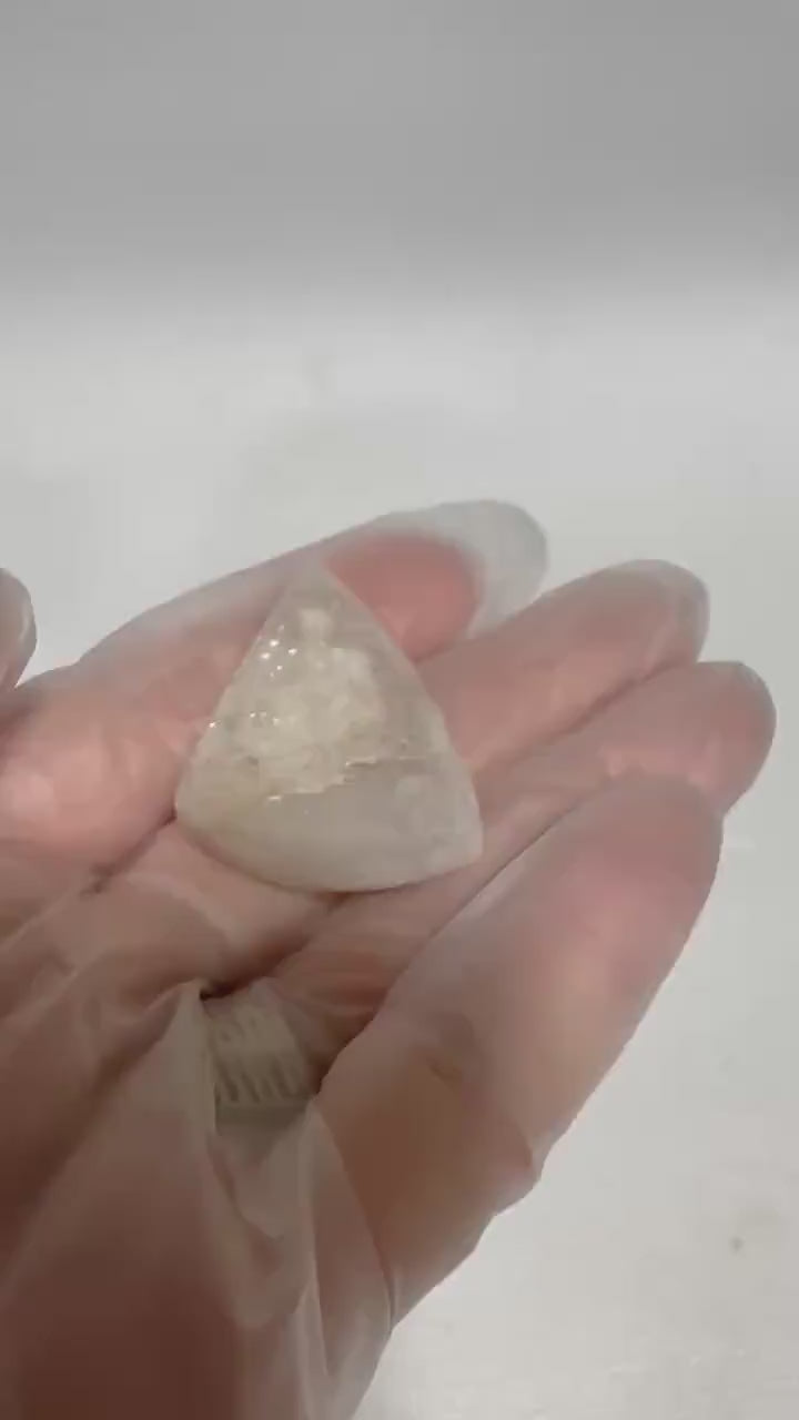 Bubble and Spider Web Opal cabochon, loose gemstone for Jewelry Making—FLASHY, see video!!
